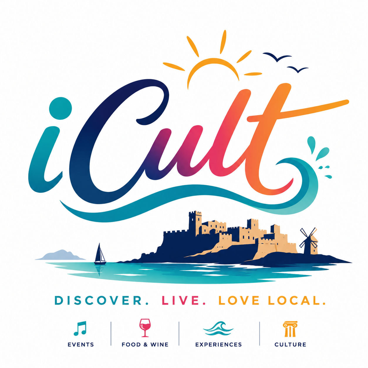 iCult Logo iCult – Discover. Live. Love Local.